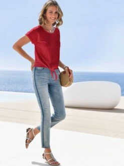 Rundhalsshirt Zum Knoten Mit Lochmuster Erdbeere 8 Rundhalsshirt Zum Knoten Mit Lochmuster Erdbeere -Kausian Verkaufsgeschäft 47f52324f0b35f8a6e982ccdc02a90b7